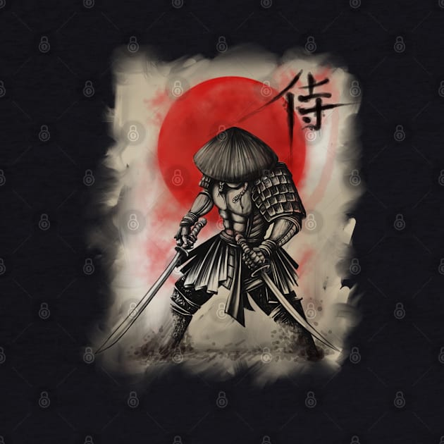 Japanese Samurai Warrior Japan Bushido by Linco